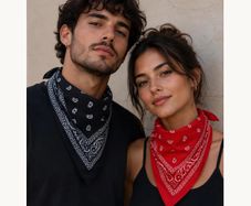 100% Cotton Bandana - great as a headband, scarf, face mask, wrist band, etc