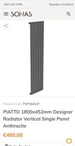 Sonas bathroom radiator