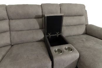Grey Recliner corner sofa
