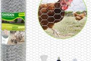 NEW SALE | 400mm x 5m Galvanized Hexagonal Fencing Wire,Lightweight Chicken Wire Mesh with a Cutting Pliers,Cotton Gloves and 50 Pieces