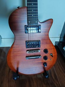 Adam black electric guitar