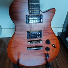 Adam black electric guitar