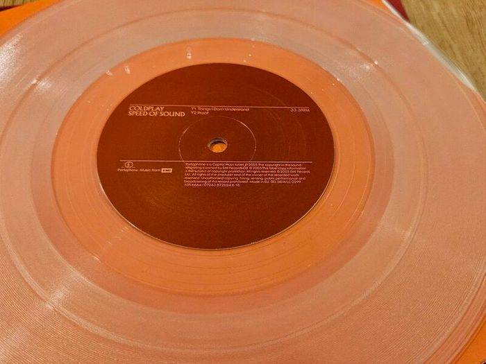 Coldplay "Speed of Sound" Limited Edition 10"