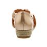 Office Hallie Cross Strap Espadrilles Rose Gold Image 3