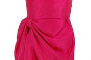 BNWT Dusk by Sheila Yen hot pink strapless mini dress size UK8 EUR36 Postage included