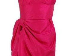 BNWT Dusk by Sheila Yen hot pink strapless mini dress size UK8 EUR36 Postage included