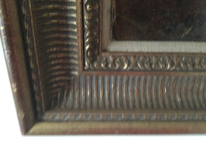 Art - Antique Oil on Canvas 19th Cent. ( R. Percy) ( Reduced)