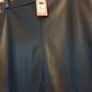 Gallery  Faux  Leather  Black  Skirt.  Size 14.  B.N.W.T Image 3