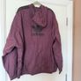 Adidas Originals 3/4 Zip Shell Top - Burgundy/Black Image 2