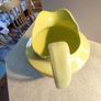 Lovely Jug L Yellow Lime Green Marked Rosanna Made In China Image 5