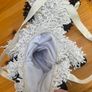 White and Black Backpack Image 3
