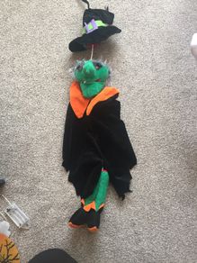 Cackling Halloween witch