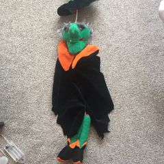 Cackling Halloween witch