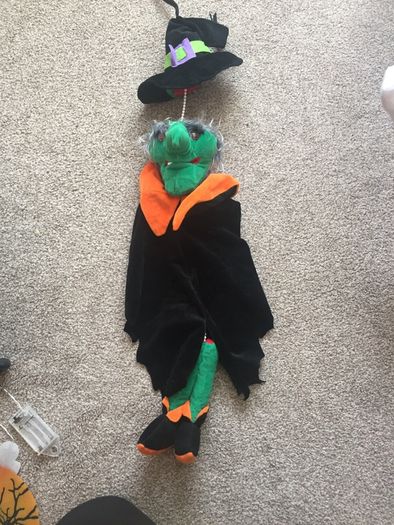 Cackling Halloween witch