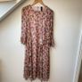 BNWT Marc Cain 100% Silk Floral Ruffle Midi Dress RRP 399 Image 4