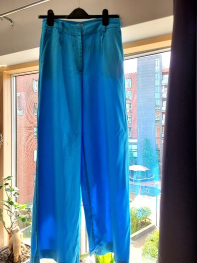 Pimkie Blue High waisted trousers size 12