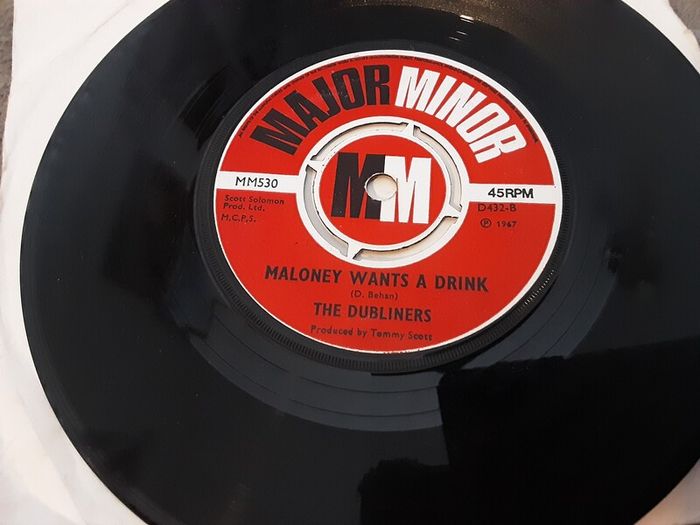 irish pressed single, THE DUBLINERS
