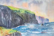 cliffs of moher watercolour