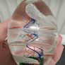 Vintage hand- blown art glass Paperweight Image 2