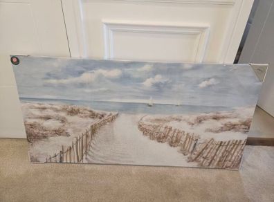 Beach canvas painting - brand new