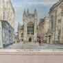 Framed Vernon Bartlett Print of Bath Image 2