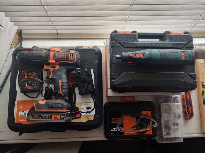 Different power and hand tools big set