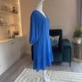 Ladies Vibrant Blue Polka Dot Dress from F&F Image 8