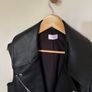Savida sleeveless leather jacket Image 2