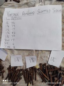 Antique Domehead Slotted screws