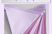 Beautiful Bunting in Shades of Purple