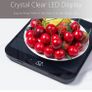 15kg/33lb Digital Kitchen Scales, Multifunction Food Scales Measures in Grams and Ounces, 1g/0.1oz Precise Graduation, Batteries Included,Black Image 4