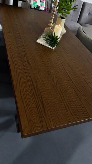 Chestnut Oak Dining Table, Like New