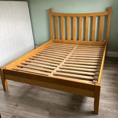 King size wooden bedframe free