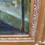 Large Vintage Hardboard Painting Image 7