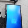 2 x LG 22 inch monitors with arms mount to the desk quick sale Image 5