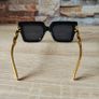 NEW Oversized Square Sunglasses UV Protection Image 2