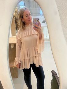 river island ruffle top