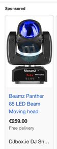 moving head led  Beamz panther 85 led