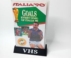 Every Goal Of Italia 90 Vhs Tape - Rare Retro Movie Football - Free Delivery / Pick Up Today