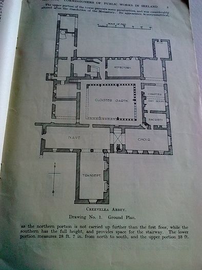 Creevelea Abbey County Leitrim History Plans Elevations