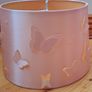 Pink butterfly lampshade Image 3