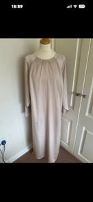 long oyster dress size 14 H&M - new