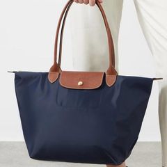 Longchamp le Pliage / navy / large / new
