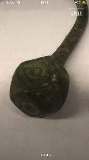 bronze robe pins