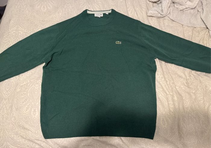 Lacoste Mens Green Jumper XL