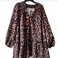 Leopard Print Dress boohoo