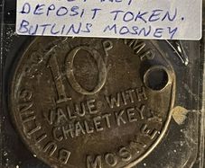 Butlins Mosney Key Deposit Token