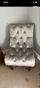 Occasion chair  grey in excellent condition