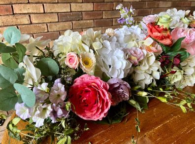 Colourful Altar Flowers