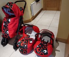 3 in one pram, pushchair, carseat